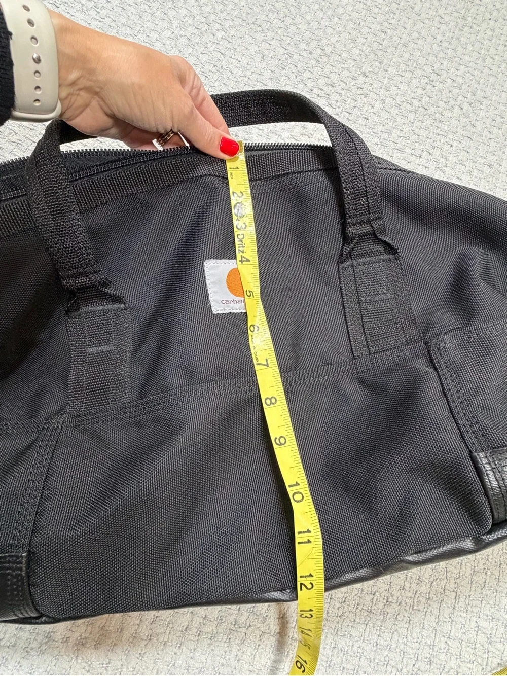 Carhartt Black Duffel Bag